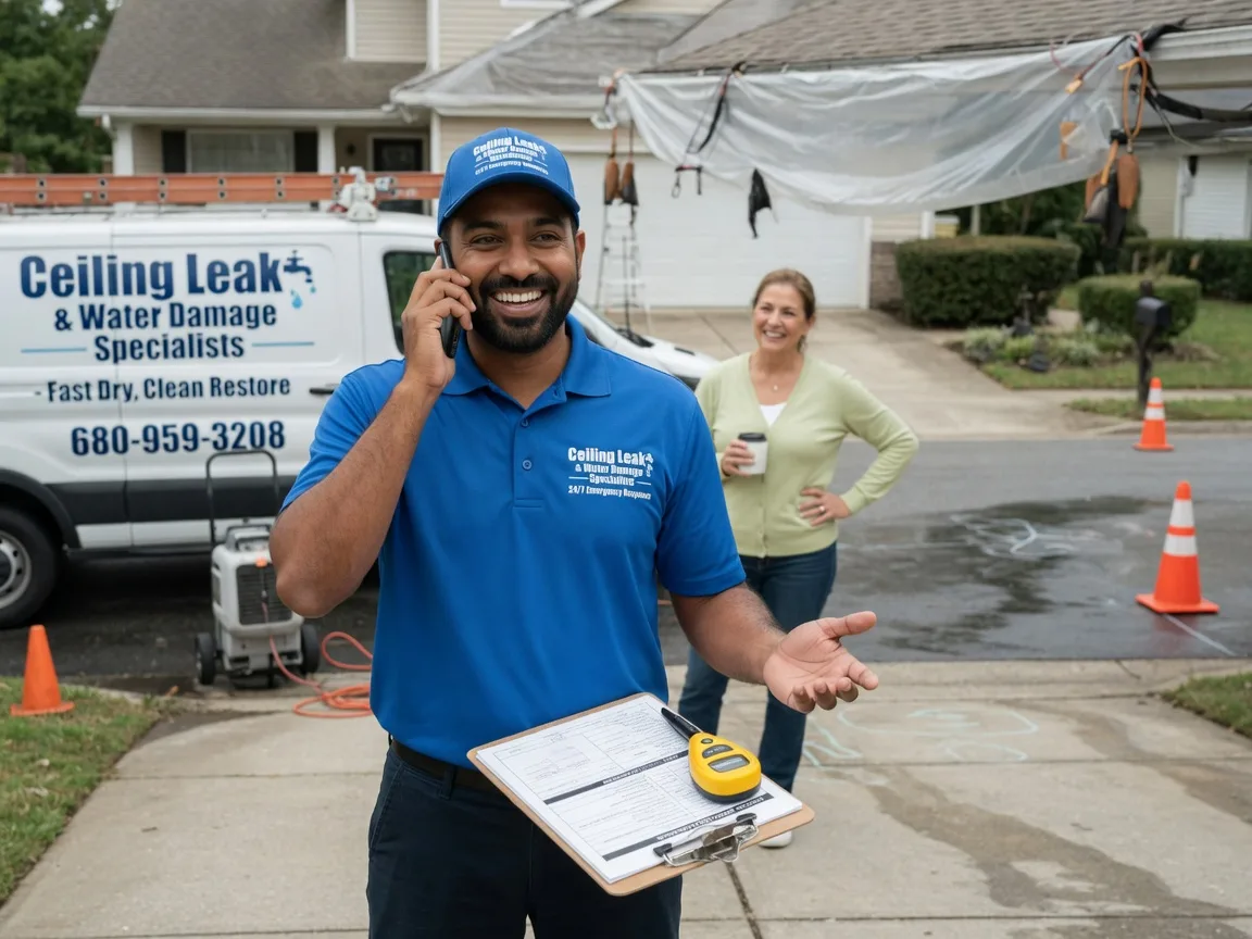 Ceiling Leak Cleanup Adams, OK FAQs